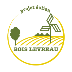 Logo projet éolien Bois Levreau
